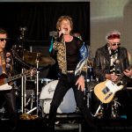 The Rolling Stones performing at Hyde Park