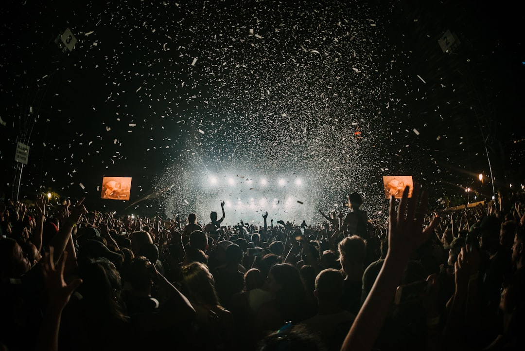 Illustrative arena concert crowd for Fall Out Boy review