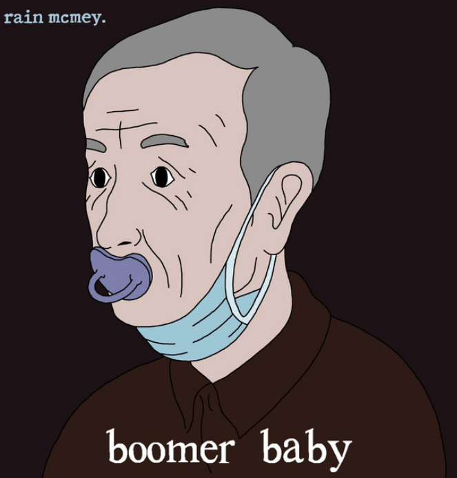 Rain McMey – Boomer Baby single cover artwork